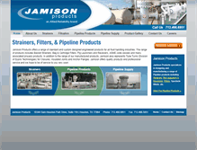 Tablet Screenshot of jamisonproducts.com